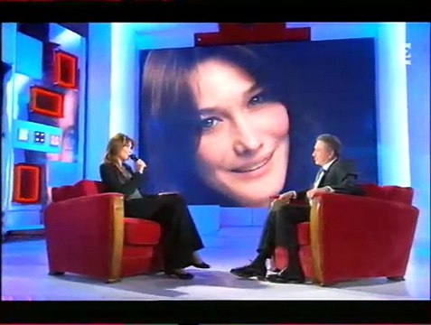 Carla Bruni-Sarkozy chez drucker