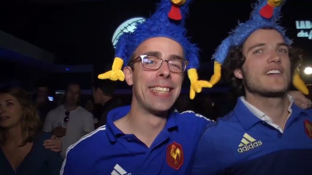 XV de France - Les supporters des Bleus chauds à Londres