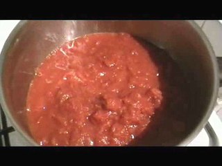 Gratin de jambon au coulis de tomates