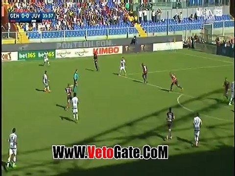 اليوفنتوس يتقدم بهدف امام جنوى بالشوط الاول