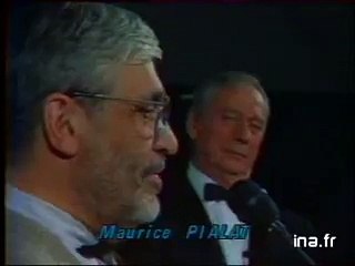 Maurice Pialat au festival de Cannes en 1987
