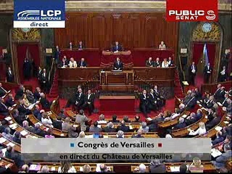 Le discours de Nicolas Sarkozy lors du congrès de Versailles