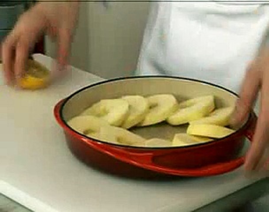 Beignets croustillants de pommes marinées au Calvados