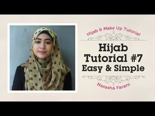 Hijab Tutorial Easy & Simple - Natasha Farani #7