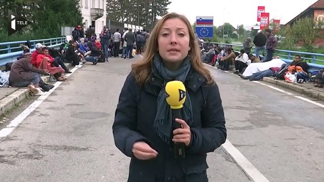 En Croatie, les réfugiés sont bloqués à la frontière slovène