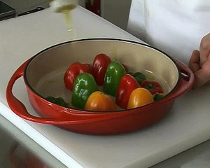 Mini-poivrons froids farçis aux piquillos
