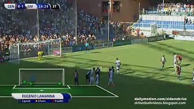 Paul Pogba 0:2 Penalty-Kick | Genoa v. Juventus 20.09.2015 HD
