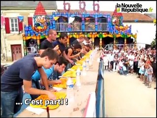 Record insolite : il mange 1,350 kg de melon en cinq minutes