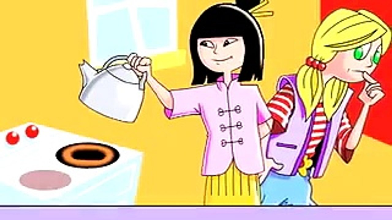 Polly Put The Kettle Nursery Rhyme With Action & Lyrics For Children