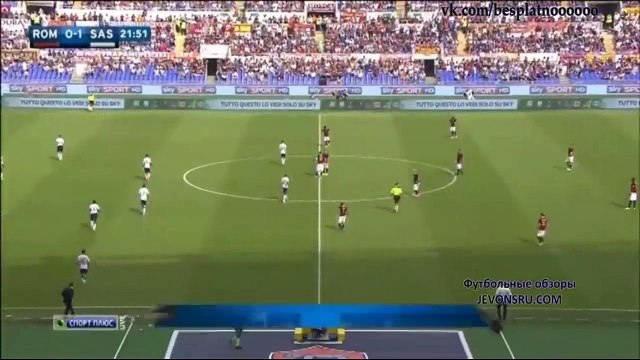 All Goals and Highlights HD | Roma 2-2 Sassuolo 20.09.2015 HD