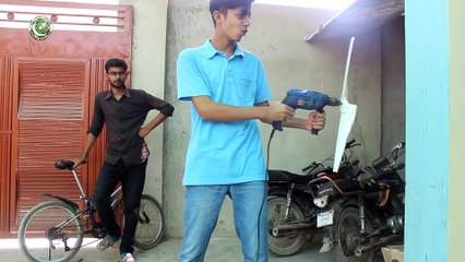 Fun Time with Air Powered Skateboard