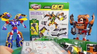 Bonjour la voiture robot Starex Dandy boîte Ouverte ou de robots X avant en carbone comparaison des jouets unboxing Bonjour Carbot Starex Dandy jouet, Tobot