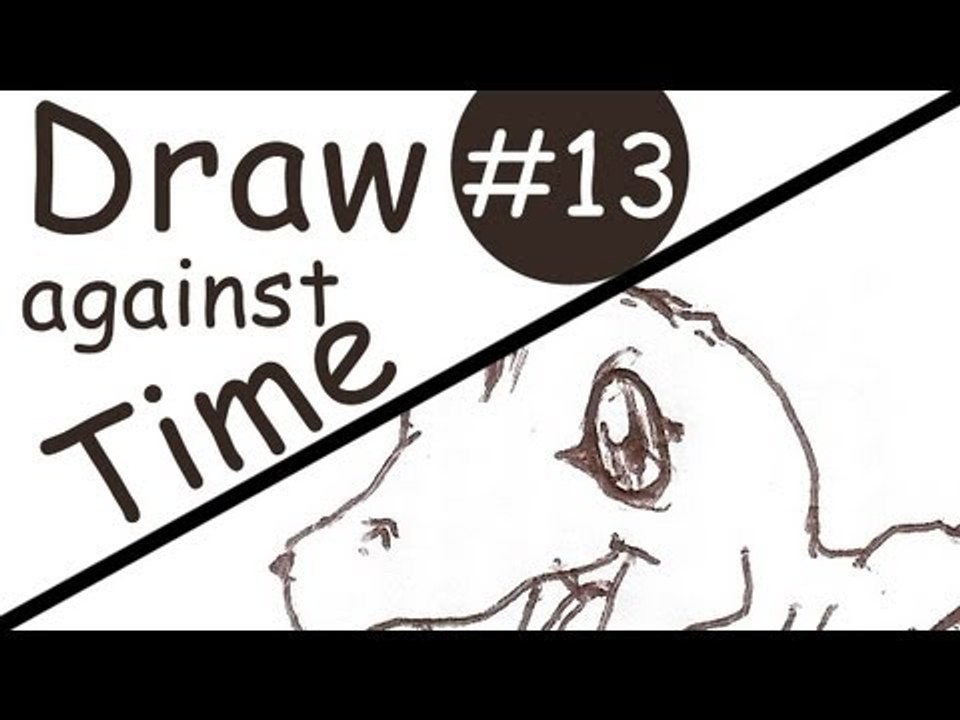 Agumon in 4 minutes - Draw Against Time #13