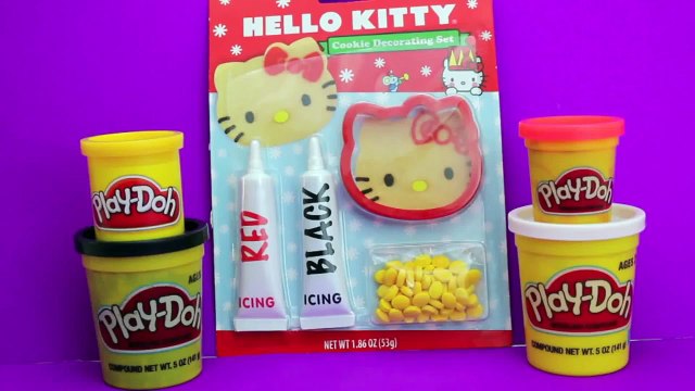 Play Doh Hello Kitty DIY Sanrio Characters Cookie Cutter Play Dough