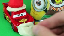 Play-Doh Santa Lightning McQueen 24 Days of Christmas Day 9 Blind Bags Minions Despicable Me 2