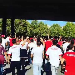 Cortejo Benfica vs Porto " eu amo Benfica "