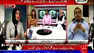 92 HD Hum Dekhenge Asma Shirazi with MQM Salman Mujahid Baloch (16 September 2015)