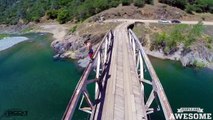 Backflip from the Ponderosa Bridge California (People are Awesome)