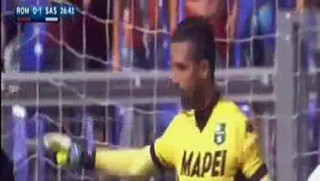 Roma vs Sassuolo 2-2 All Goals & Highlights [20.9.2015] Serie A
