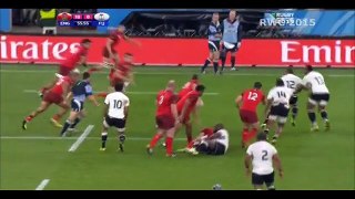 World Cup 2015: England 35-11 Fiji. All goals and best moments. 2nd half.