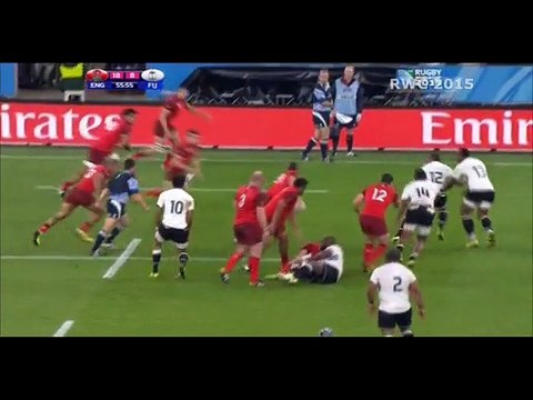 World Cup 2015: England 35-11 Fiji. All goals and best moments. 2nd half.