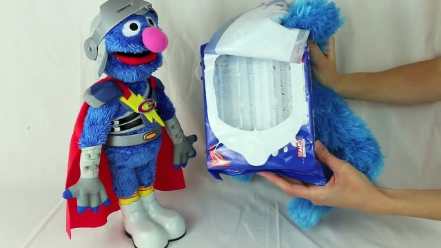 Super Grover Saves Cookie Monster Sesame Street Cookie Monster Runs Out of Cookies Grover Flying