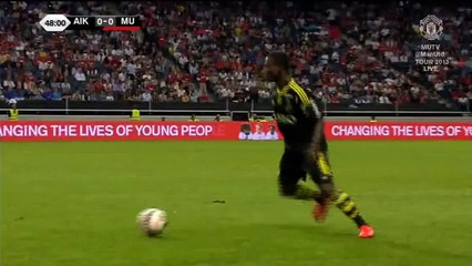 AIK Fotboll Vs Manchester United 1-1 - Robin Quaison Amazing Goal - August 6 2013 - [HD]
