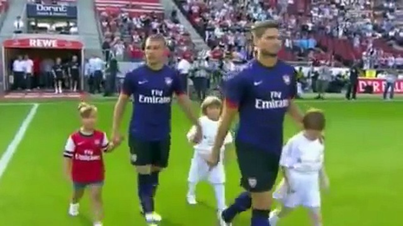 FC Koln Vs Arsenal 0-4 - All Goals & Match Highlights - August 12 2012 - [High Quality]