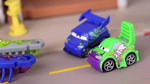 Cars DJ and Wingo Micro Drifters War Race Hexbugs and Crossfire Shoot Out Delinquent Road Hazards