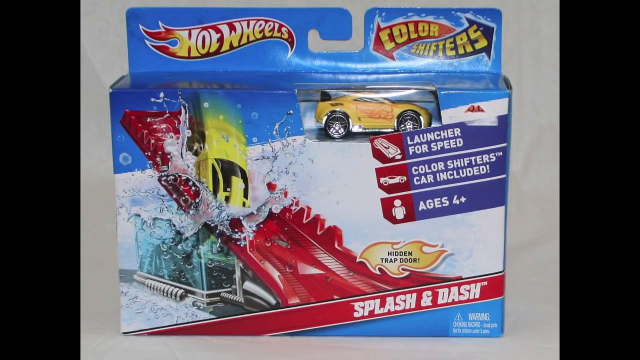 Hot Wheels Color Shifters Splash & Dash Color Changing Cars Playset Colour Shifter Car