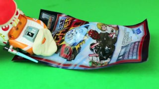 Lightning McQueen with a Play Doh Santa Hat in 24 Days of Christmas Day 11 Blind Bags Star Wars
