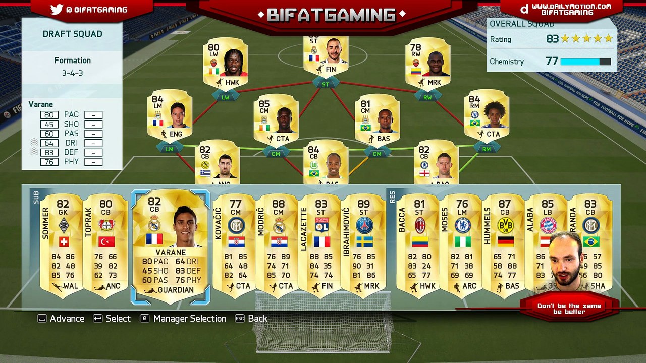 My First Fifa 16 Demo DRAFT MATCH !