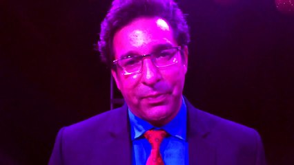 Wasim Akram on PSL  launch event