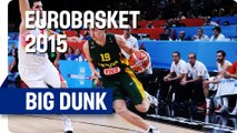 Kuzminskas' big Dunk - EuroBasket 2015