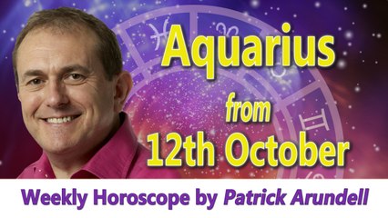 Aquarius Weekly Horoscope from 12th October 2015