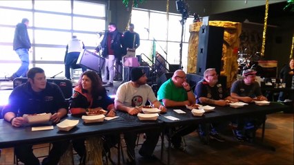 House of Harley wing eating contest 2015