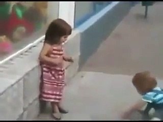 baby funy fighting