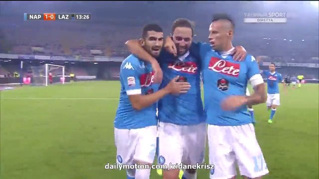Gonzalo Higuaín 1:0 Skills and Goal HD | Napoli v. Lazio 20.09.2015 HD