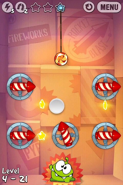 Cut the Rope Experiments Rocket Science Level 21 Walkthrough - Video Dailymotion