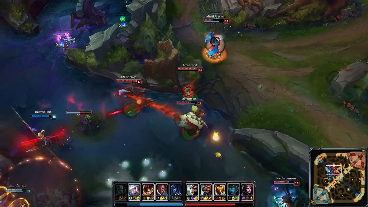 Riven clean Pentakill LOL Highlight Clip