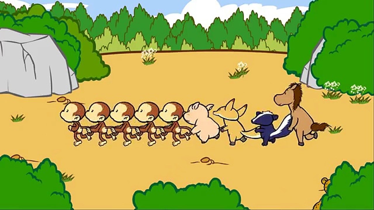 A la queue leu leu - Dessin animé éducatif