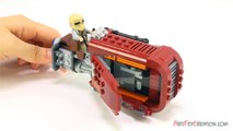 Lego Star Wars REYs SPEEDER 75099 Stop Motion Build Review