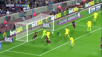 Liga : FC Barcelone 4 - Levante 1