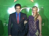 Wasim Akram participate psl with his wife shaniera