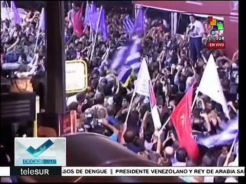 Alexis Tsipras: Hoy Grecia ha dado un mandato limpio