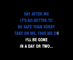 KARAOKE A-HA - Take on me