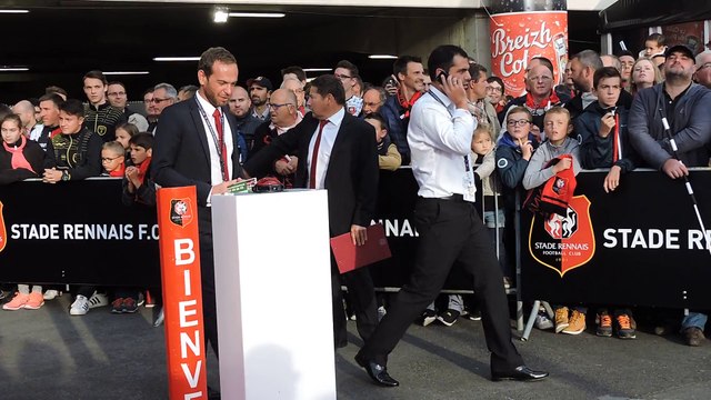 18/09/15 : SRFC-LOSC : avant l'arrivée des joueurs au Roazhon Park