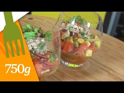 Recette de Verrines de thon - 750 Grammes
