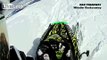 100-Foot Snowmobile Cliff Jump.