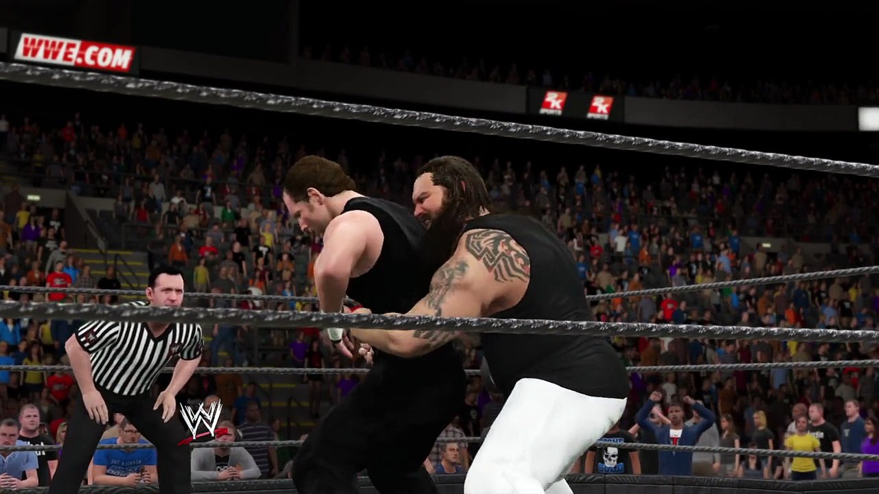 WWE 2K15 bray wyatt v dean ambrose